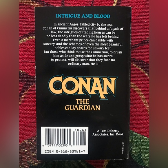 CONAN THE GUARDIAN PAPERBACK BY ROLAND GREEN TOR 1991 - Picture 3 of 4
